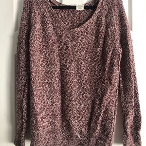 Burgundy Sweater